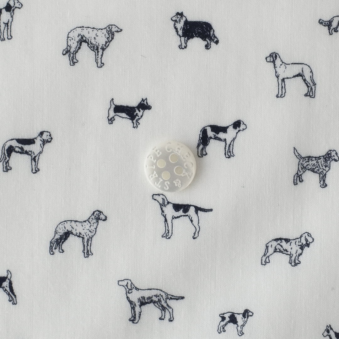 エターナルコレクション　Man's Best Friend YE(ホワイト地にブラック)