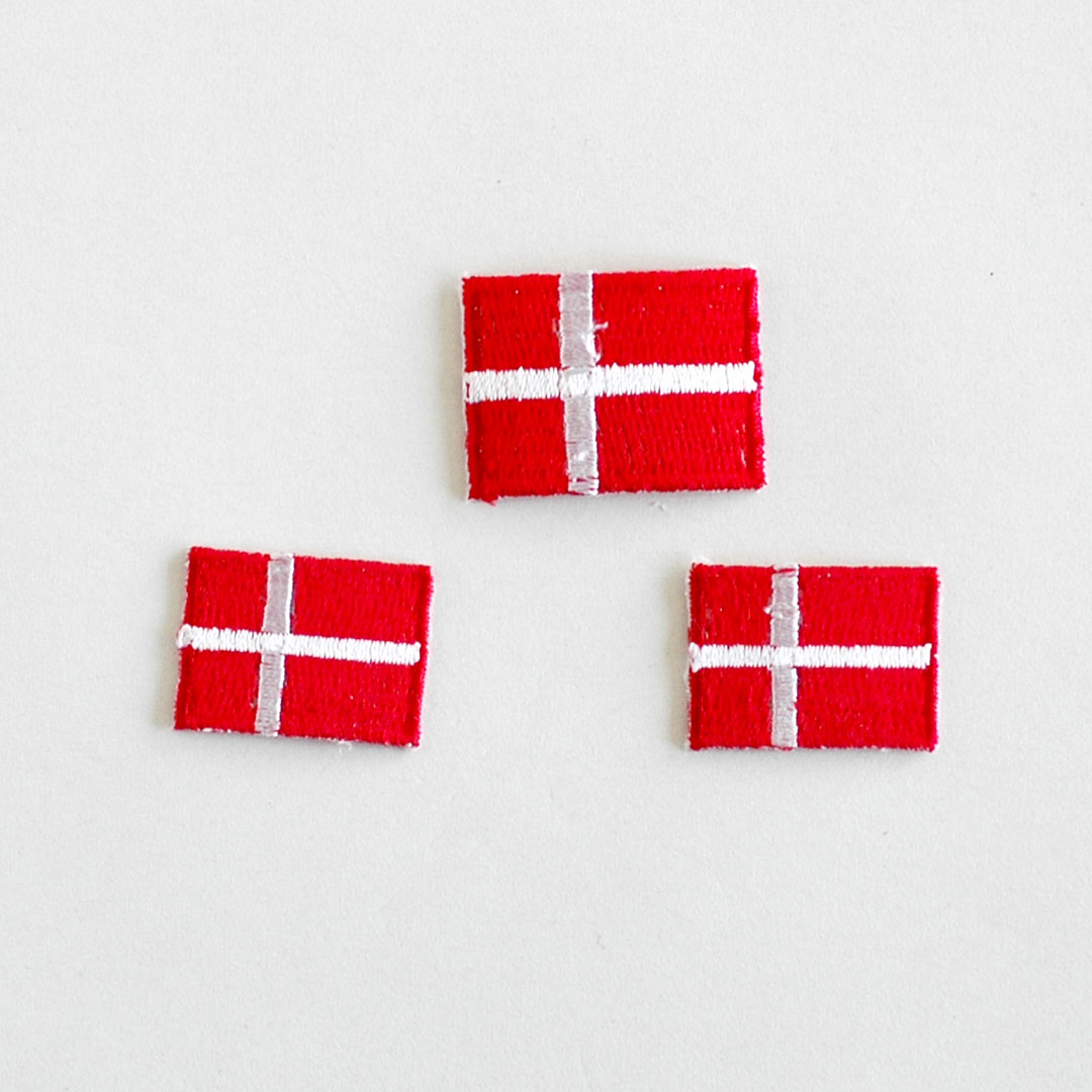 C&Sオリジナルアップリケ　デンマーク国旗