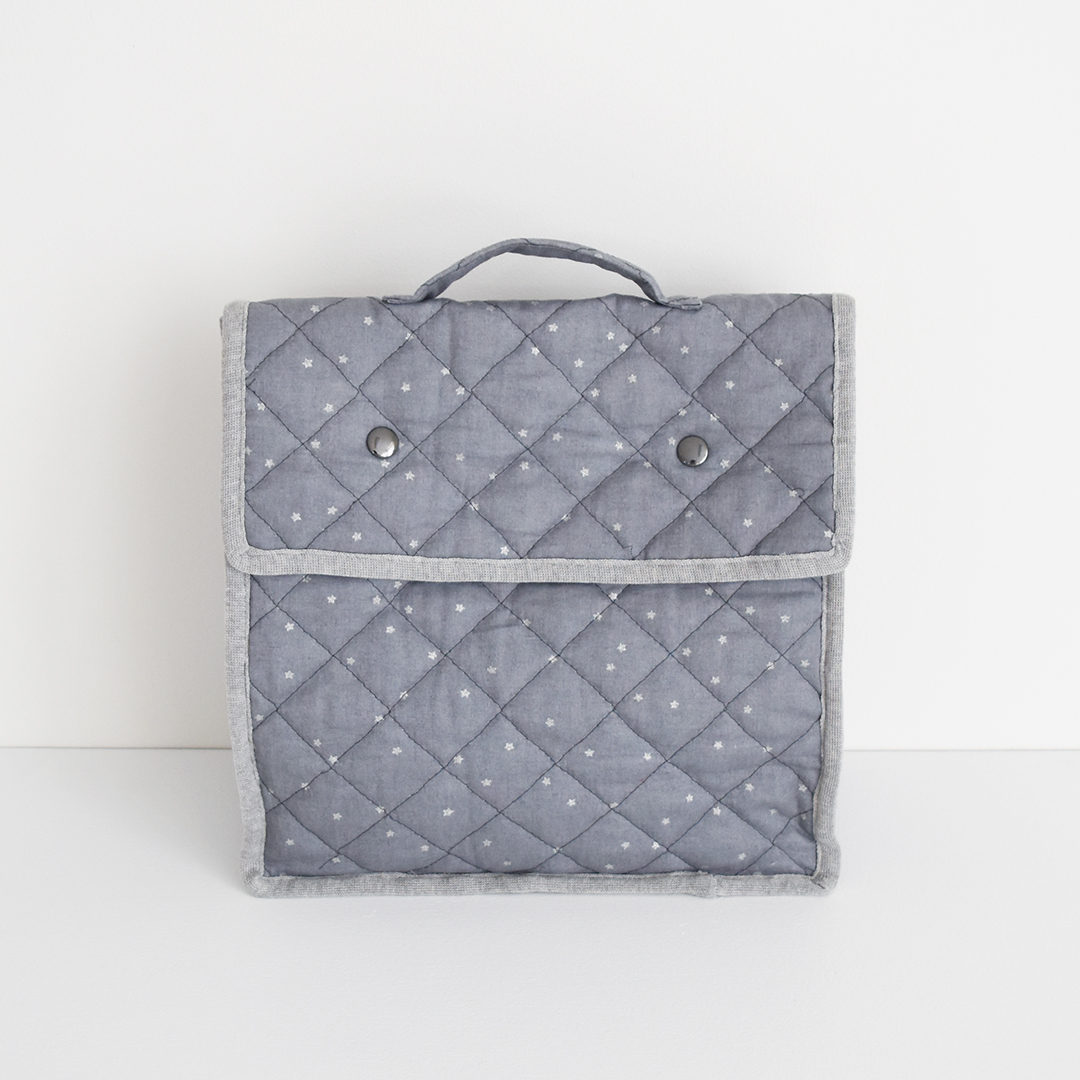 ふたつきキルティングバッグのキット　ラベンデューラ