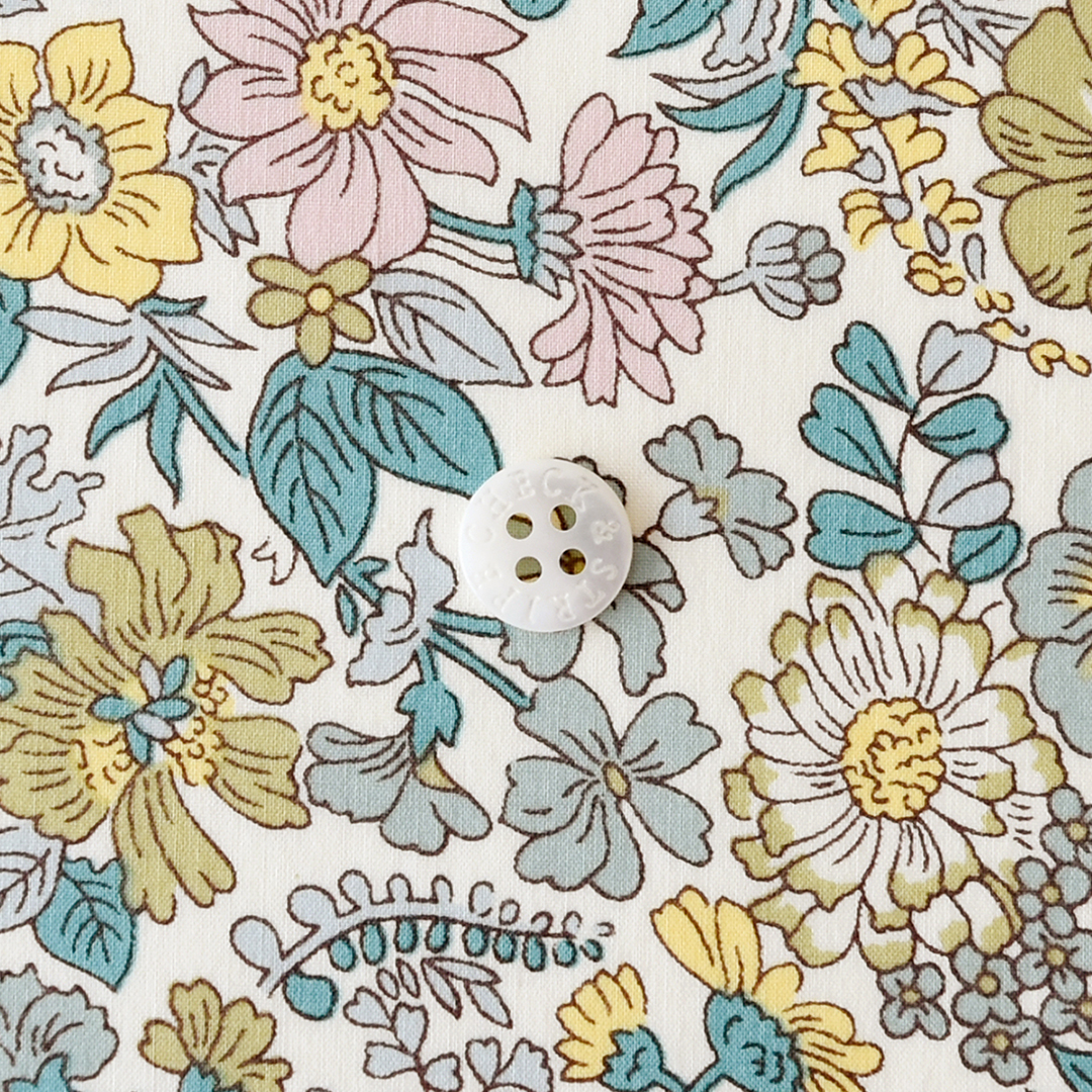 リバティプリント　Emily 06BT(グリーン・イエロー系)