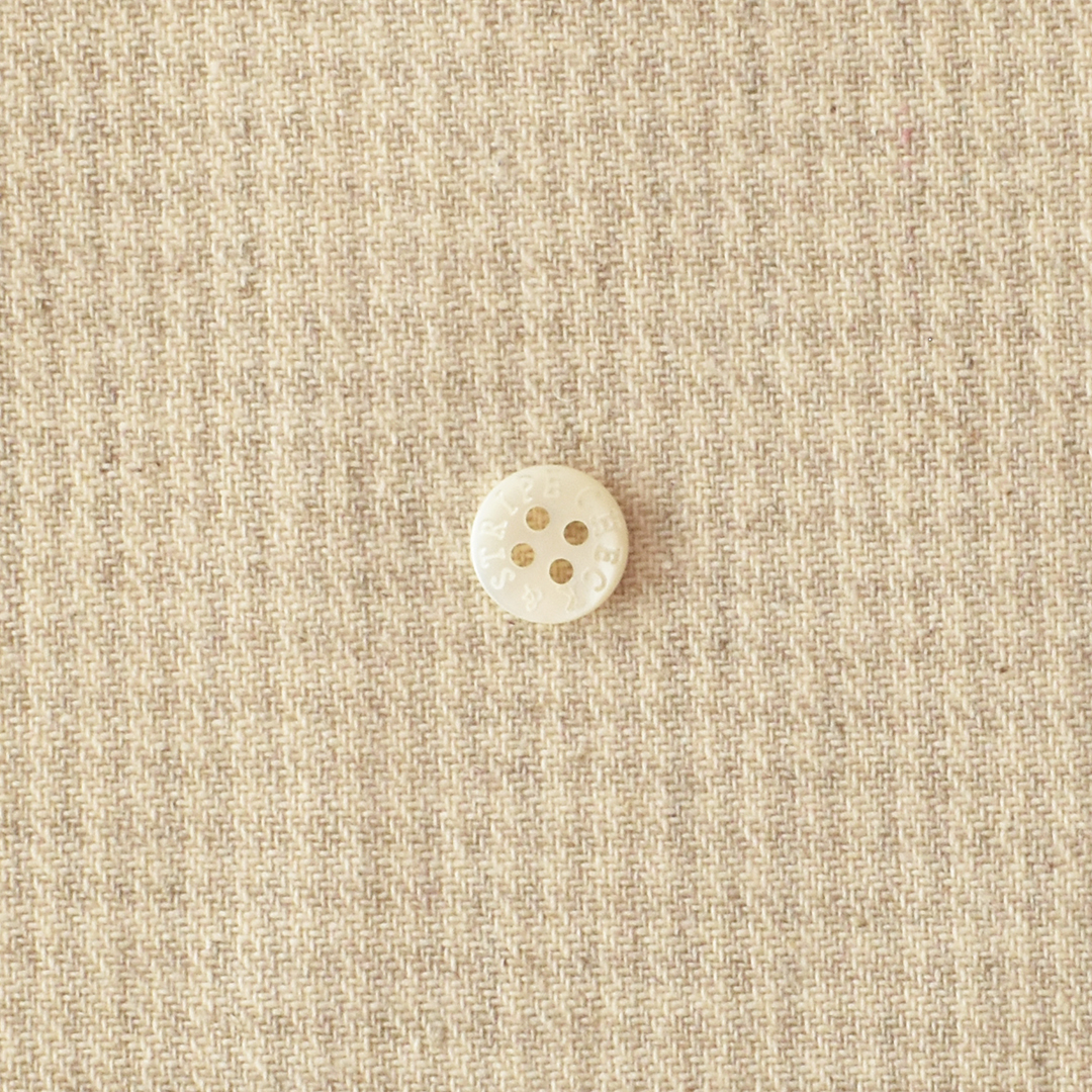 しっかりとした先染め綿麻チェック　ベージュ系