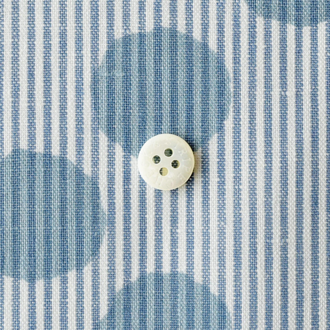 dot diamond　stripe chic blue