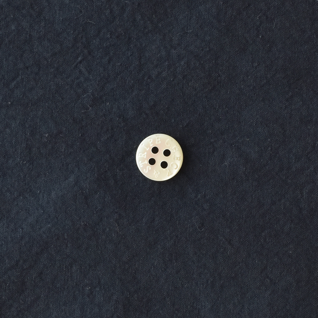 ワッシャー加工のコットンタイプライター　ネイビー