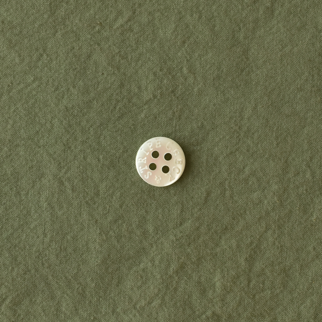 ワッシャー加工のコットンタイプライター　グリーン