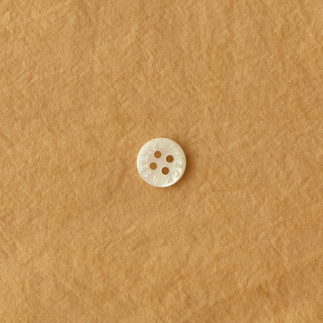 ワッシャー加工のコットンタイプライター　オレンジベージュ