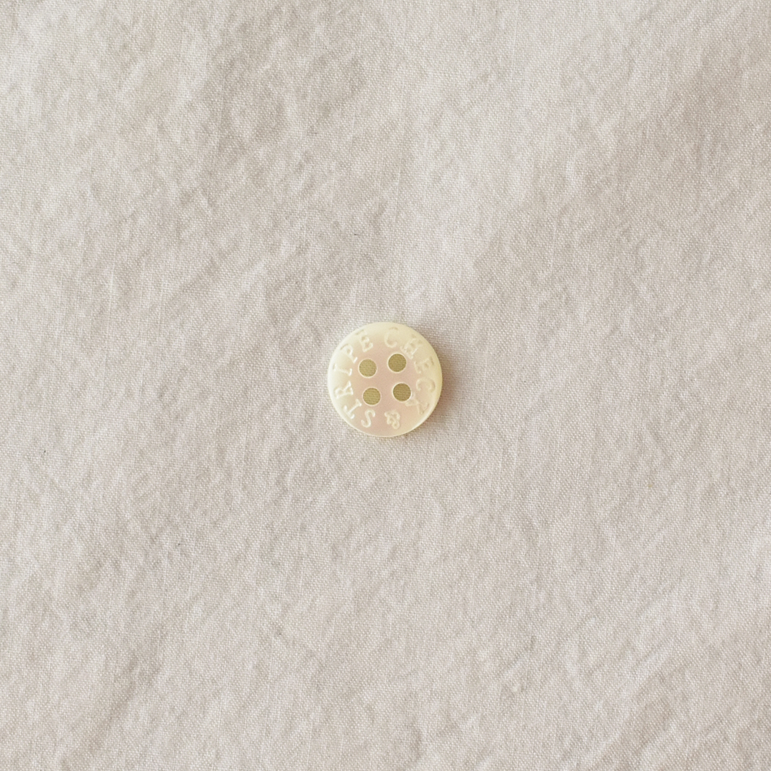 ワッシャー加工のコットンタイプライター　ライトグレー