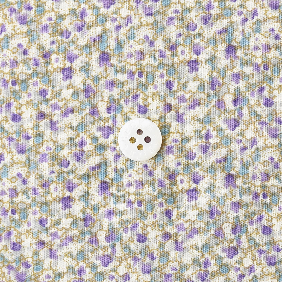 リバティプリントラミネート　Pepper YT(オリーブ・ラベンダー・ブルーグレー系)