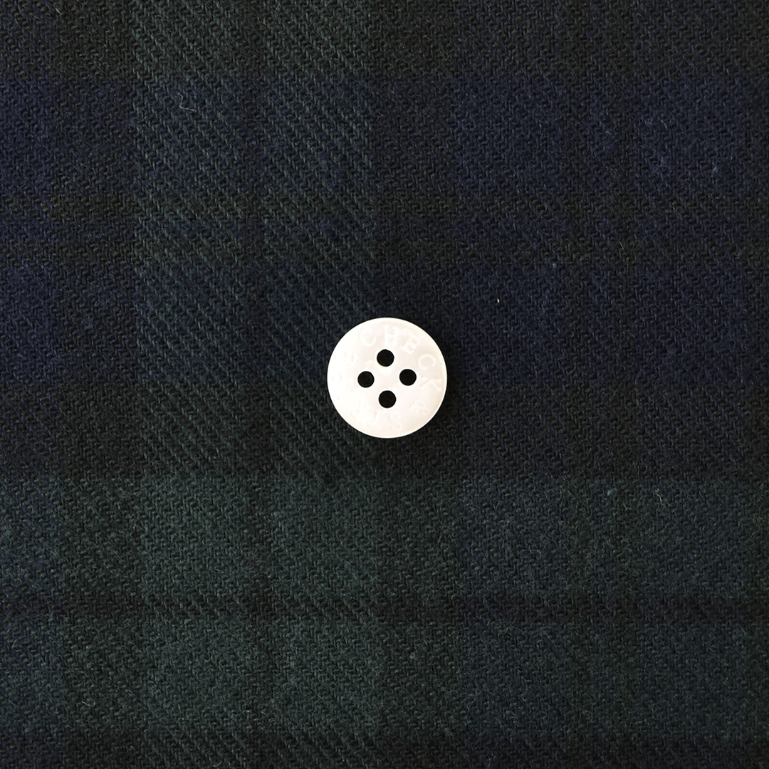 起毛コットンのタータンチェック(レシピ付き)　ブラックウォッチ