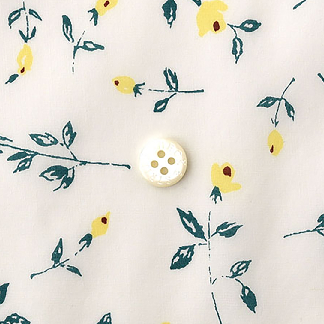 リバティプリント　Demi XE(白地にイエロー)