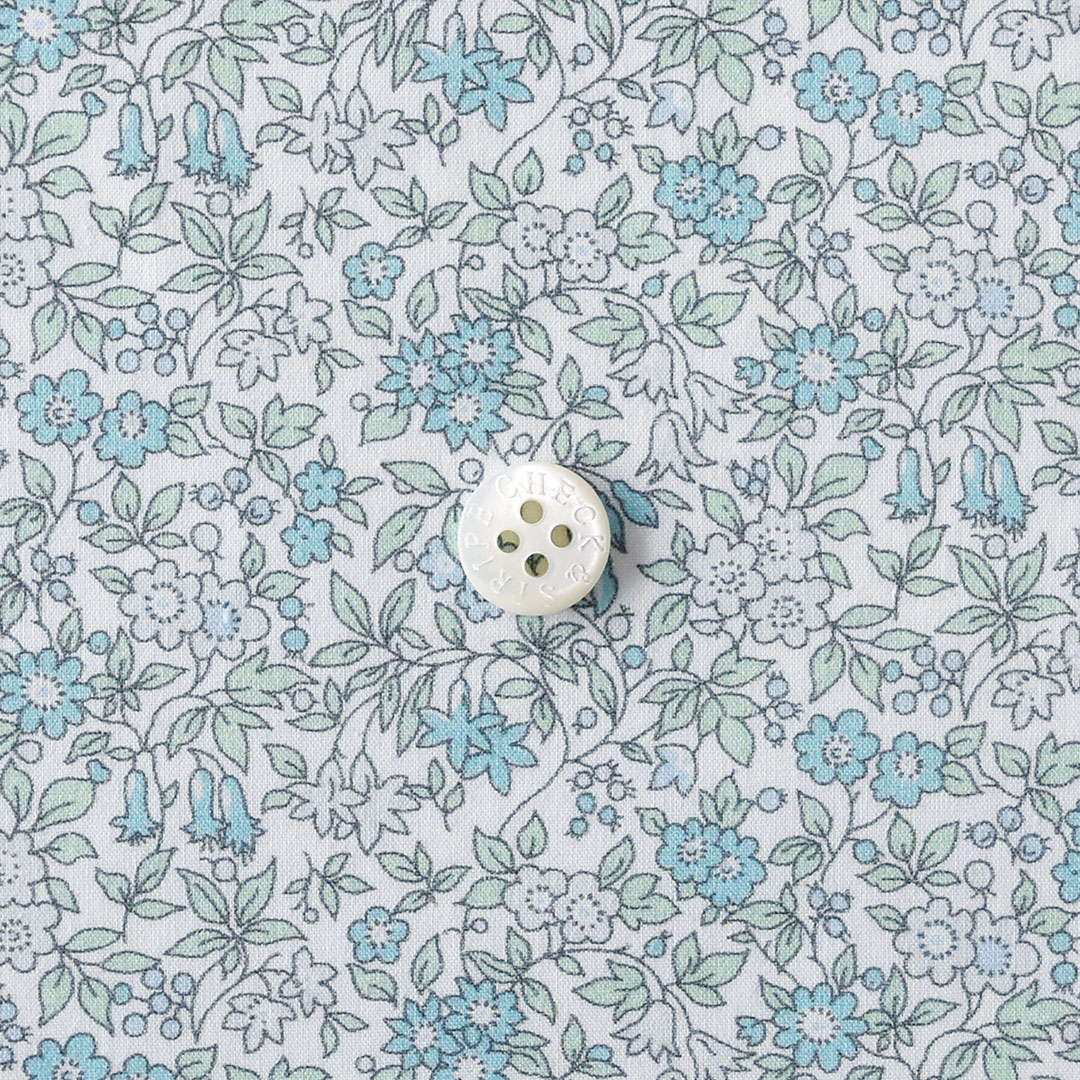 リバティプリント　Chamomile Lawn ◎J22C(ブルーグリーン系)