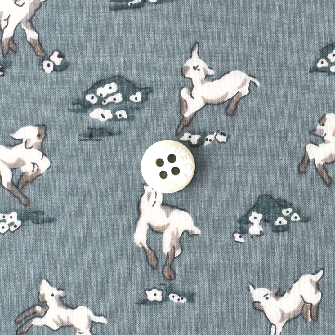 リバティプリント　Whistler ◎J19A(グレイッシュブルー)