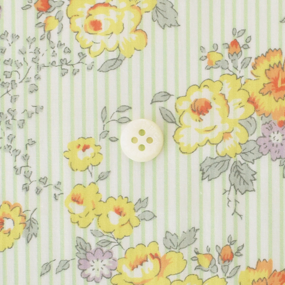 リバティプリント　Lydia Stripe YE(ライム)