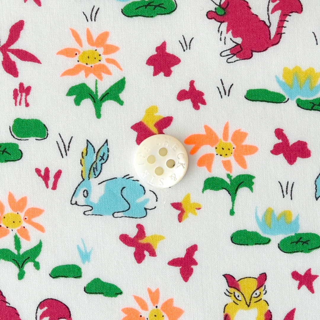 リバティプリント　Oscar J23C(オレンジネオン)