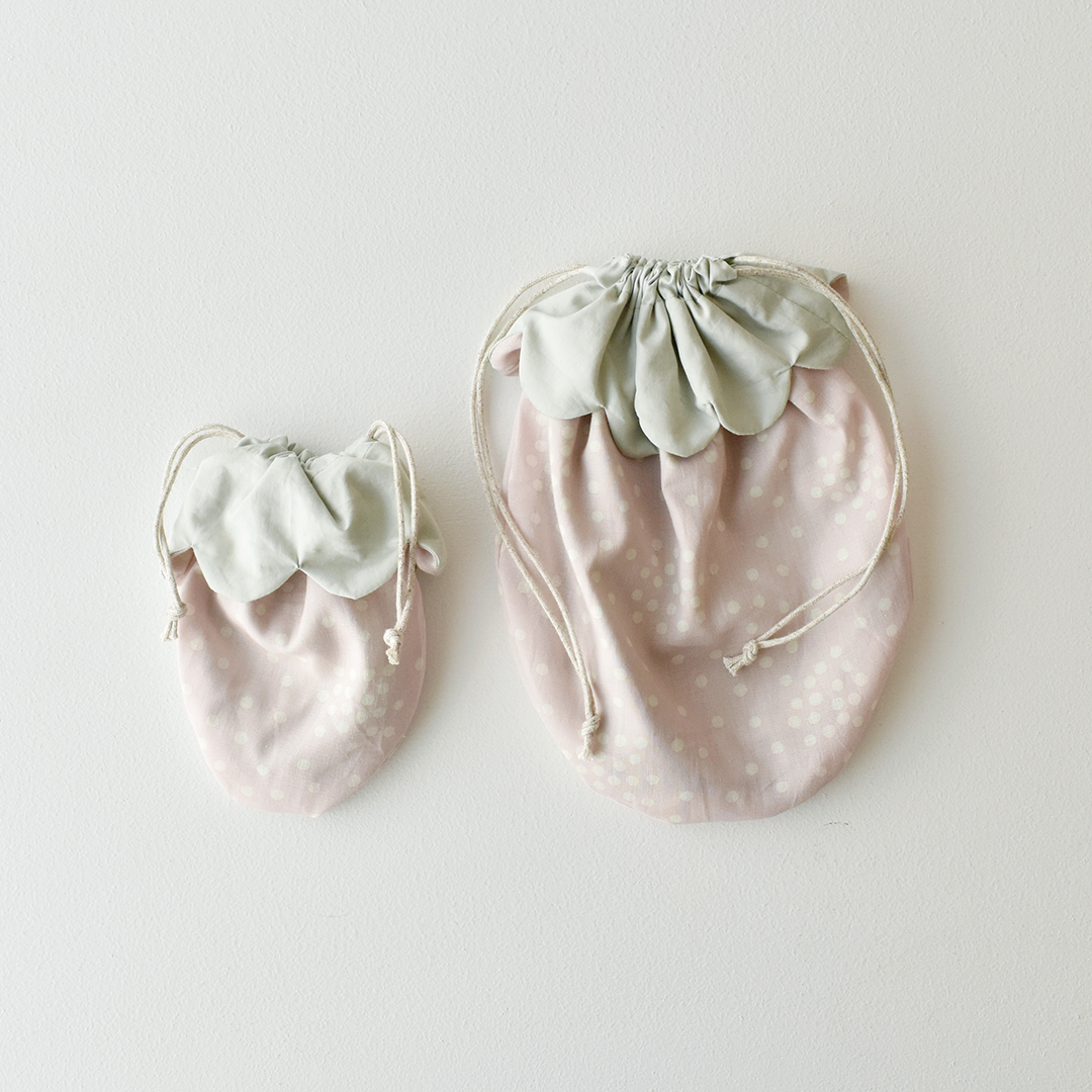 いちご巾着 大小2個作れるキット