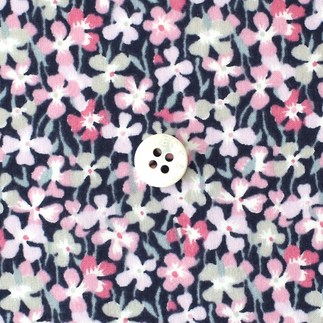 リバティプリント　Elmer ◎J24Ｂ(ピンク系)