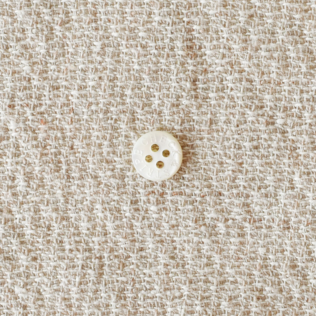 ちょっと幅広リネンシルクツイード　ベージュ