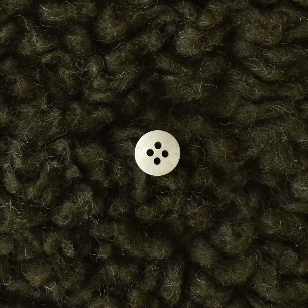 (大特価20％OFF)イタリア製幅広もこもこボア　カーキ