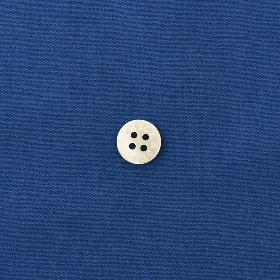 CHECK&STRIPEオリジナル海のブロード　スウェディッシュブルー