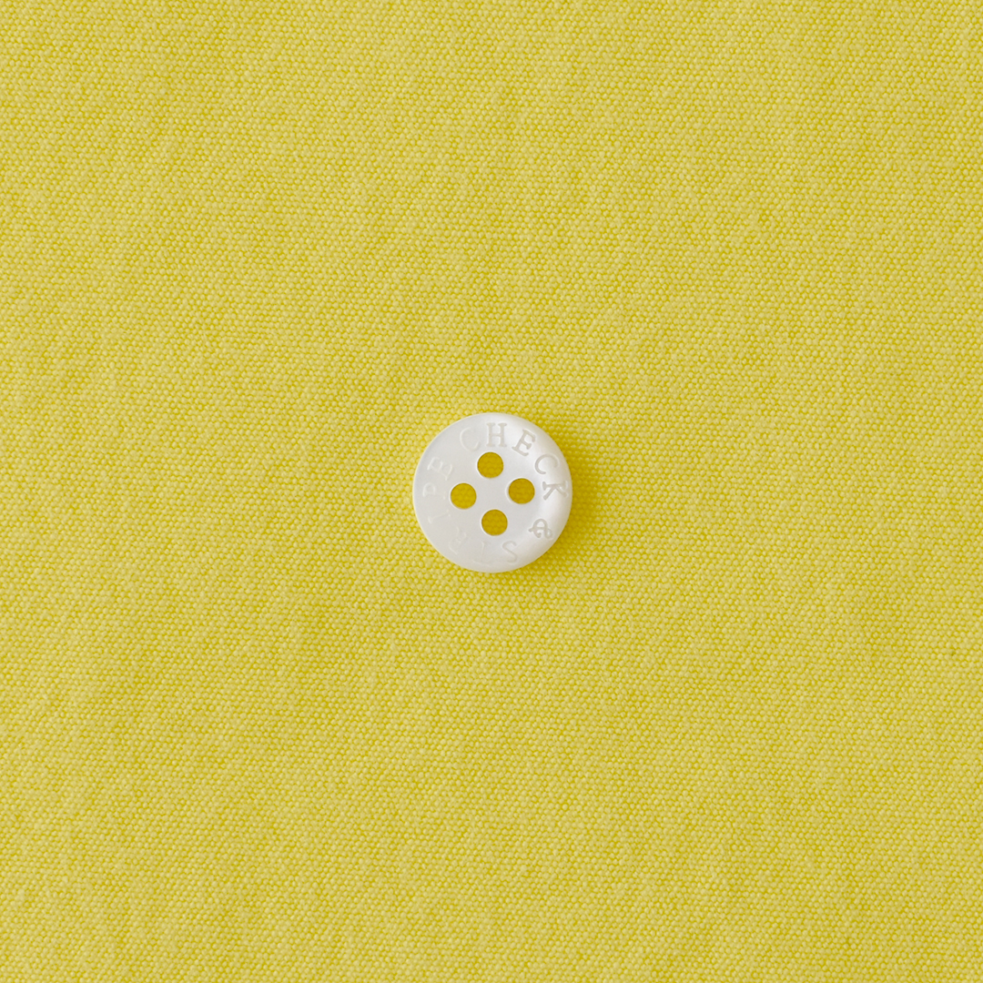 力織機で織ったコットン　レモン