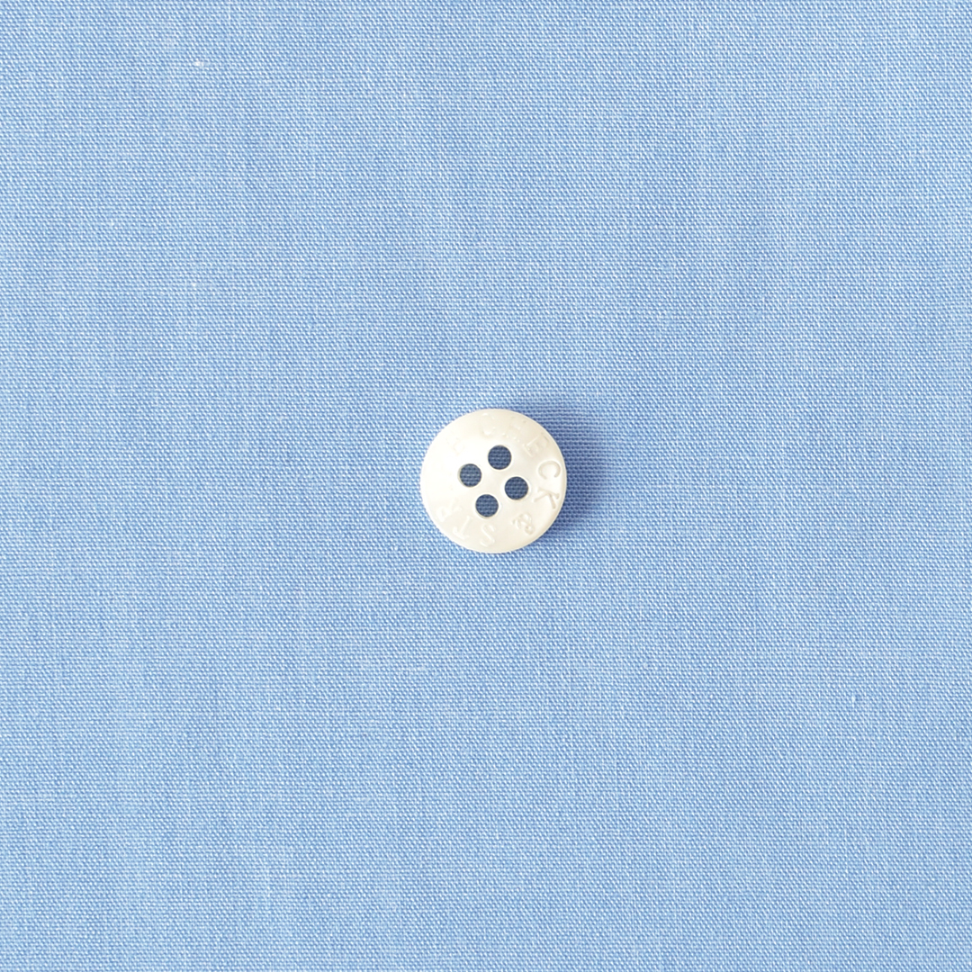 (特価)少しハリ感のあるしっとりシャンブレーコットン　サックス