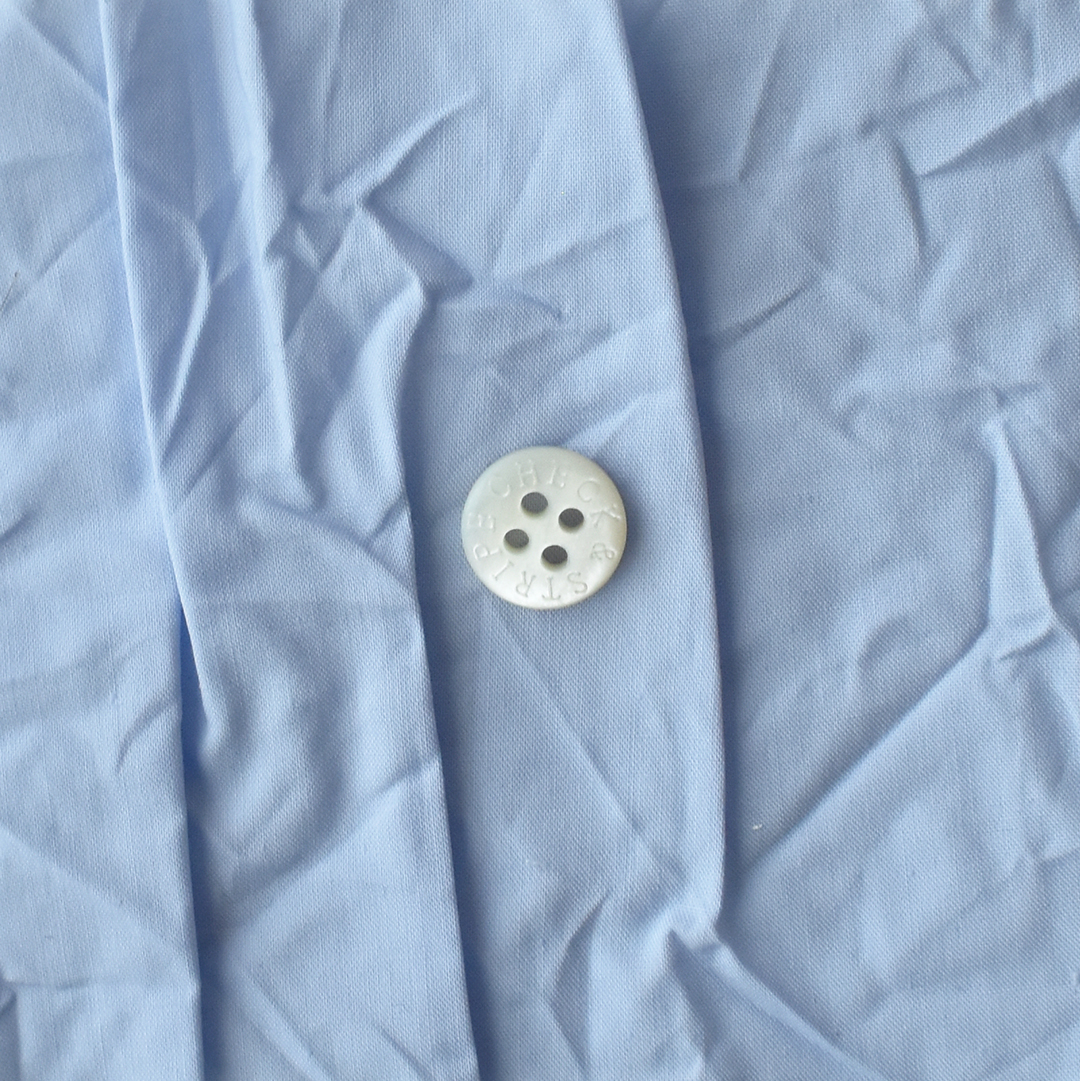 ほどよいハリ感のコットンタイプライターワッシャー　ラベンダーブルー