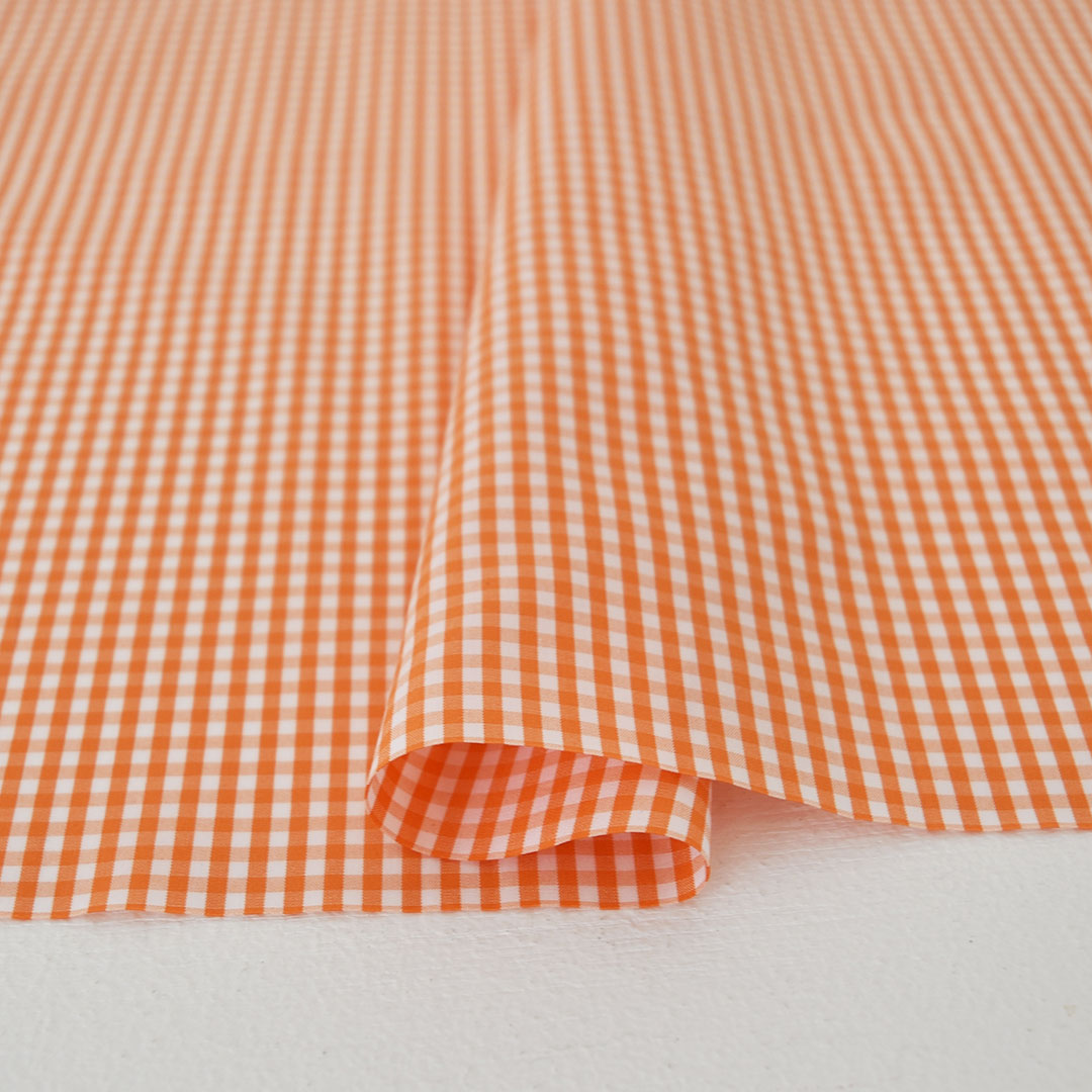 3.オレンジ赤紺　ダブルガーゼ　パッチワーク生地 3.オレンジ赤紺ダブルガーゼパッチワーク生地