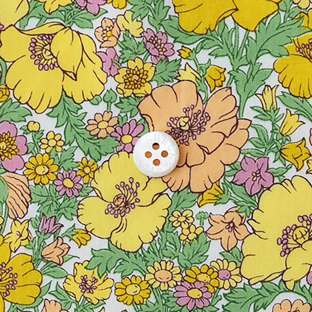 リバティプリント　Meadow Song 22BT(イエロー系)