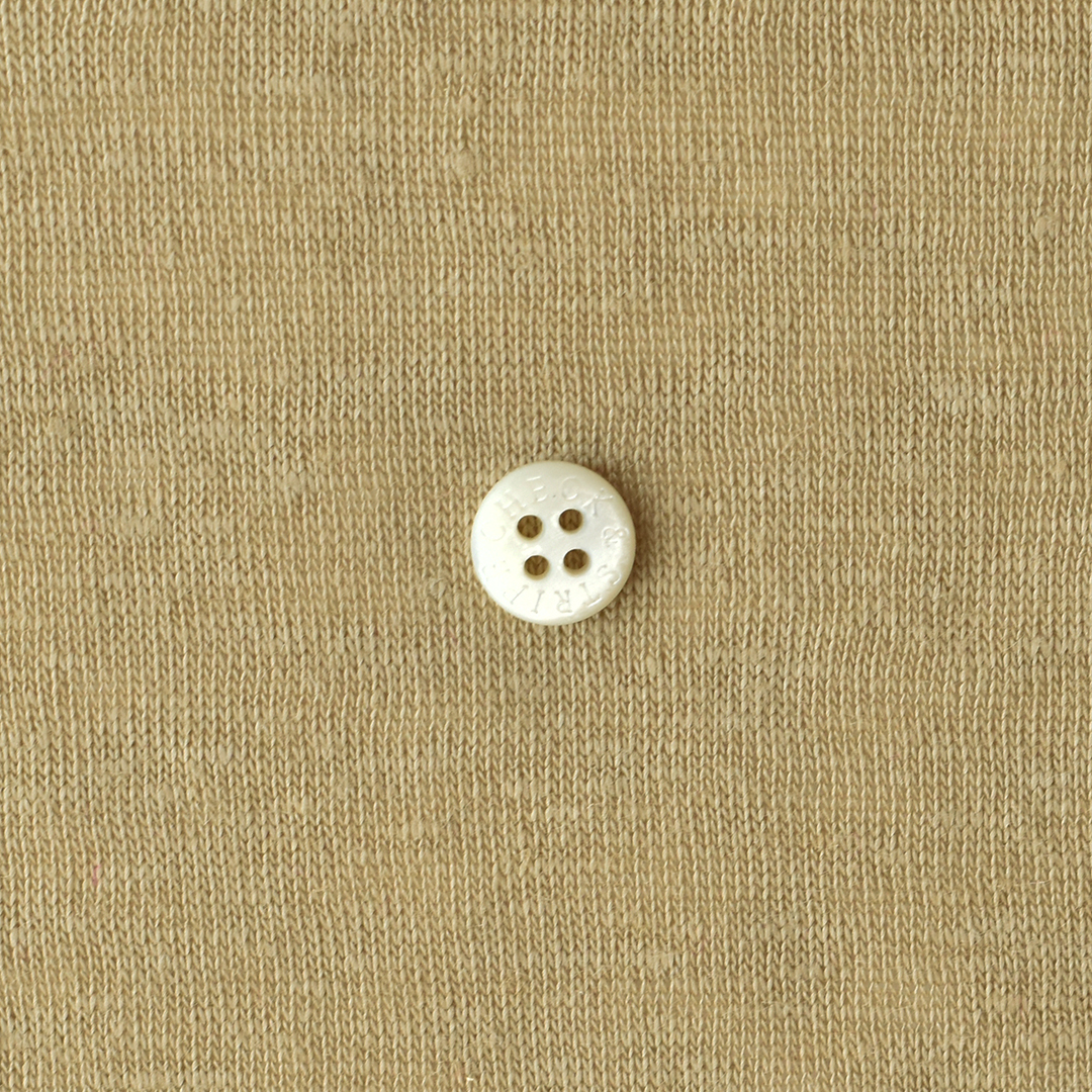 薄手のやわらかリネンニット　ベージュ