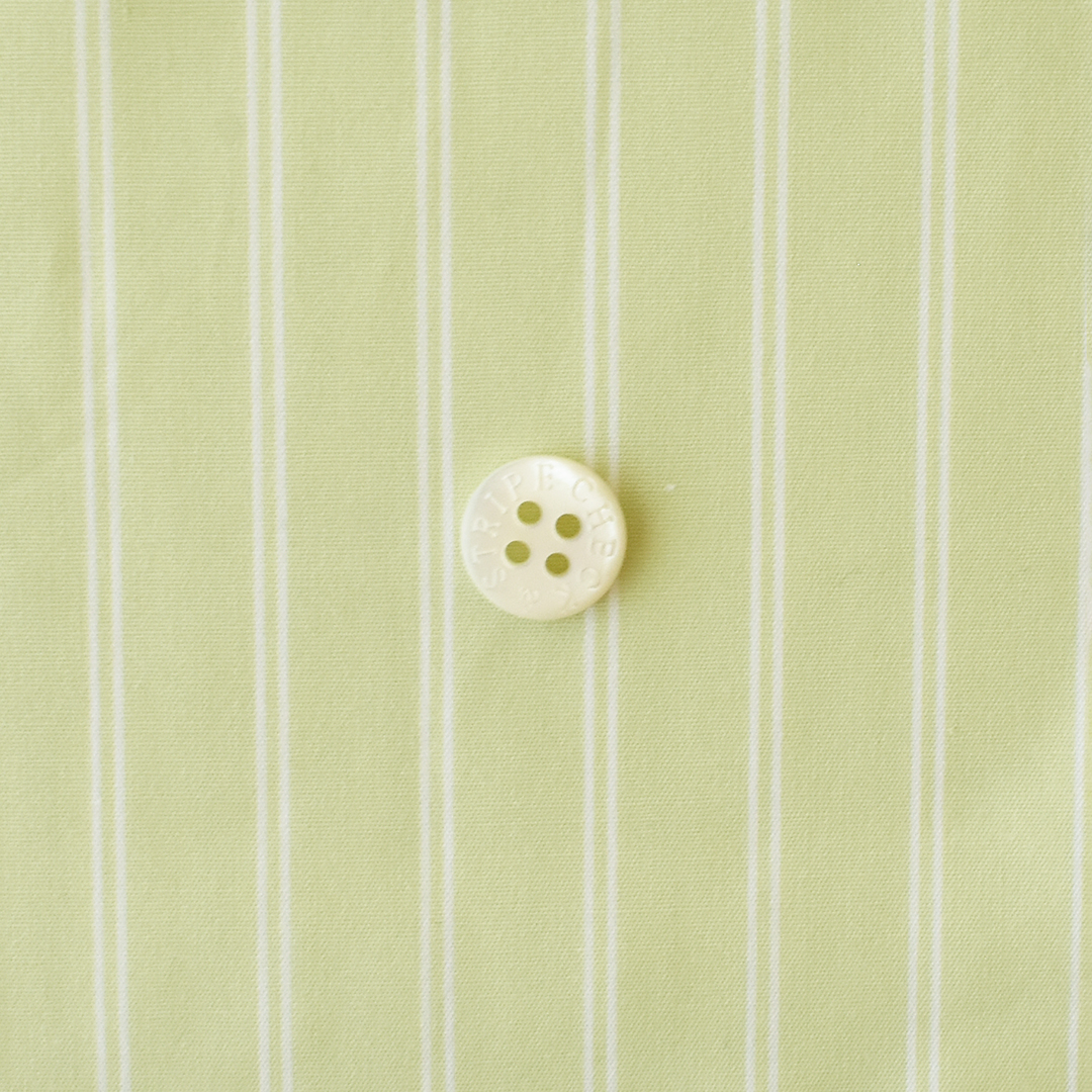 幅広しなやか高密度コットンダブルストライプ　グリーン系