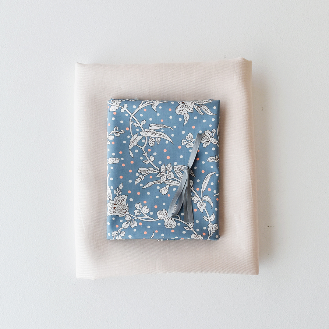 リバティプリント＆リネン 初夏のセット　アイボリー