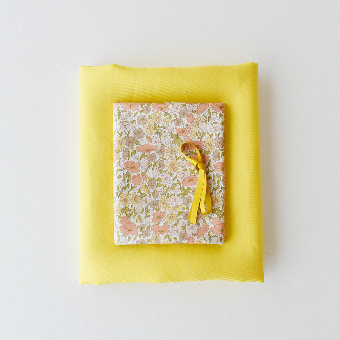 リバティプリント＆リネン 初夏のセット　イエロー