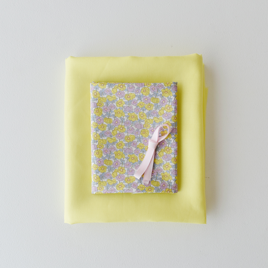 リバティプリント＆リネン 初夏のセット　レモンイエロー