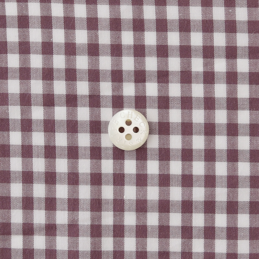 (10%OFF！)CHECK&STRIPEオリジナルギンガムチェック　あずきミルク