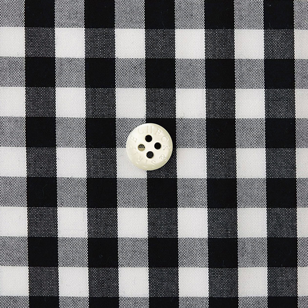 (10%OFF！)CHECK&STRIPEオリジナル100そうギンガムチェック　ブラック