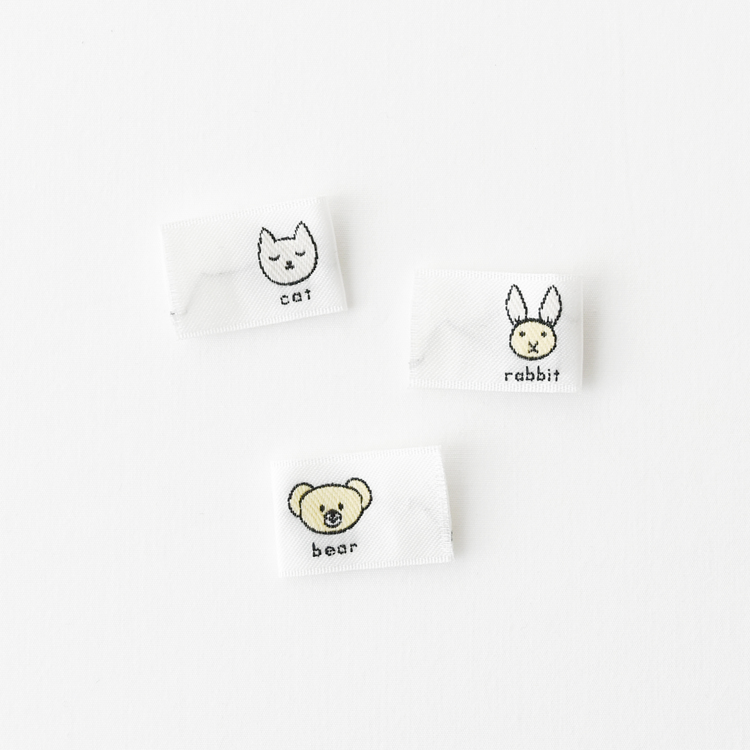 おやすみネコ・うさぎ・もこもこくまのタグセット