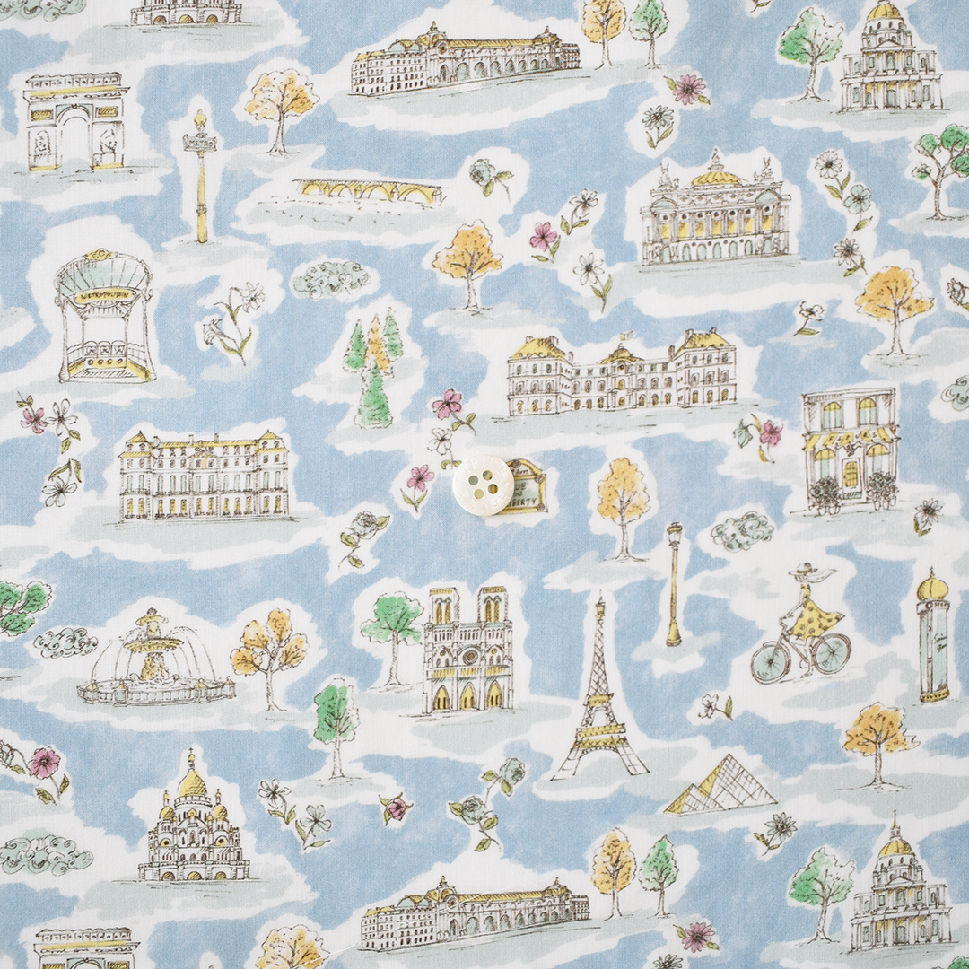 Paris Postcard　25AU(ライトブルー系)