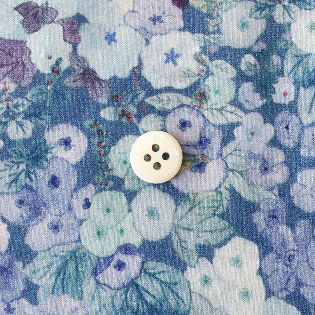 (20%ポイント!3.3m着分カット)リバティプリントタナローン Hollyhocks　◎J24J(ラベンダー系)