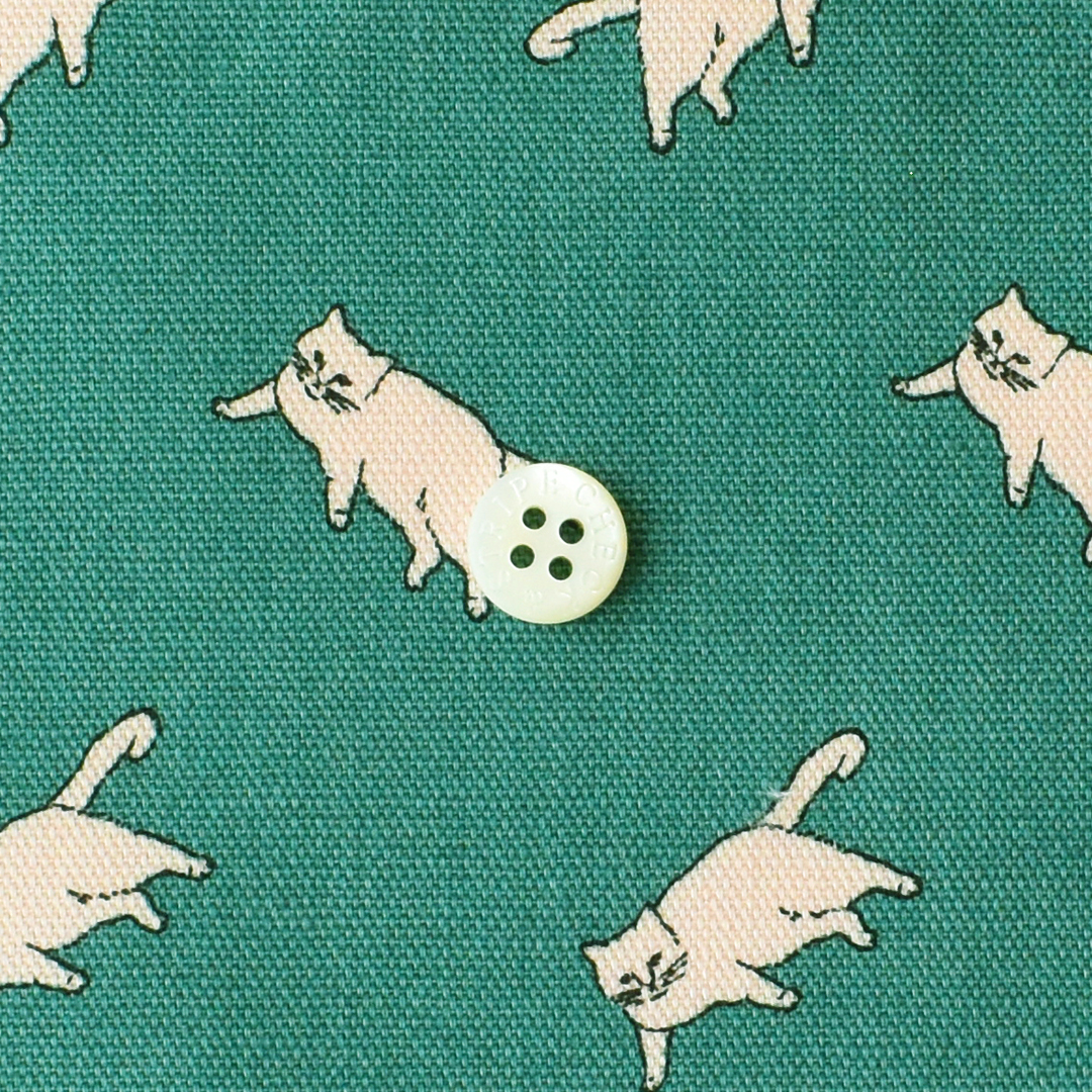Cat オーガニックオックスフォード　1D(グリーン)