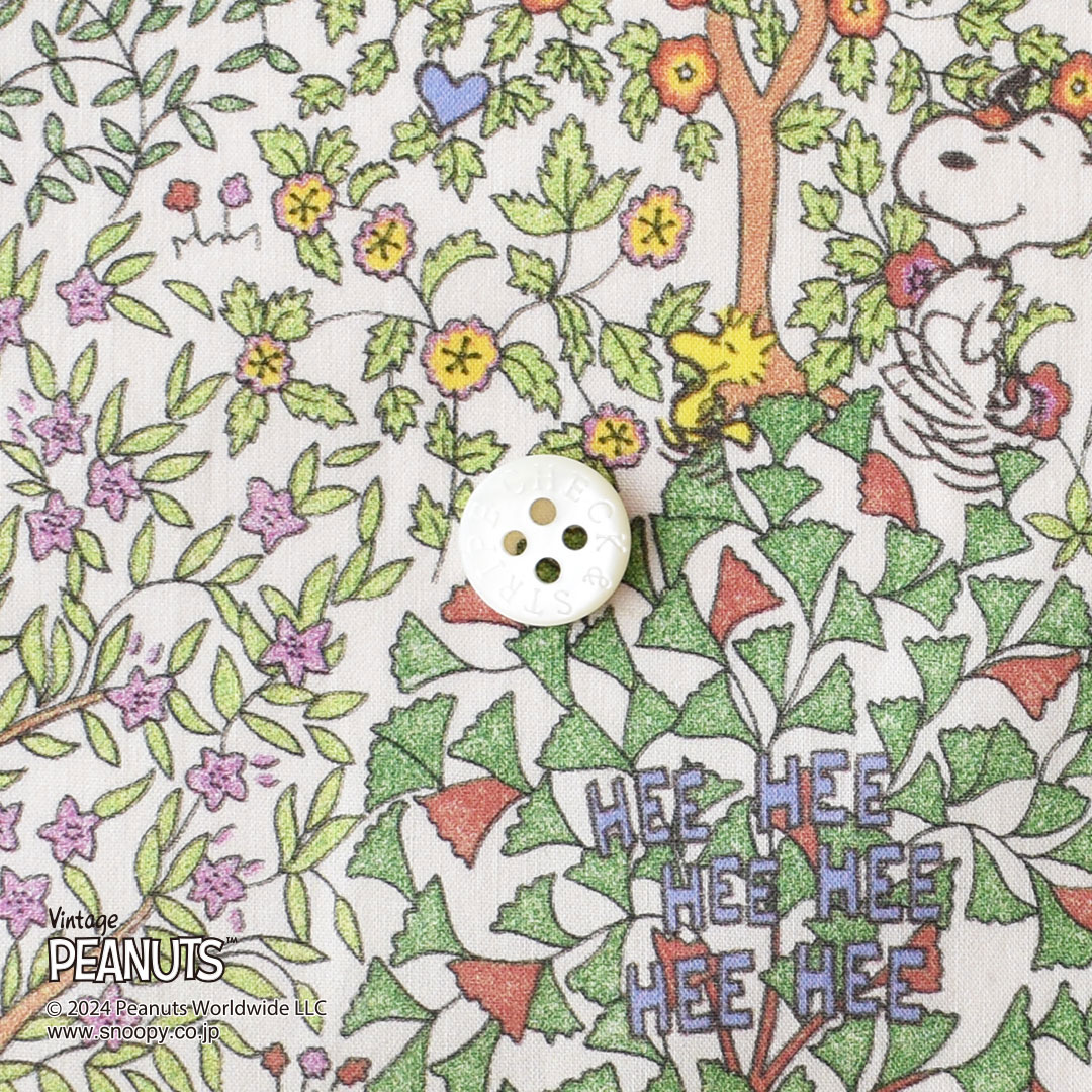 リバティプリントラミネート(レシピ付き)　Woodstock Day J24D(グリーン系)