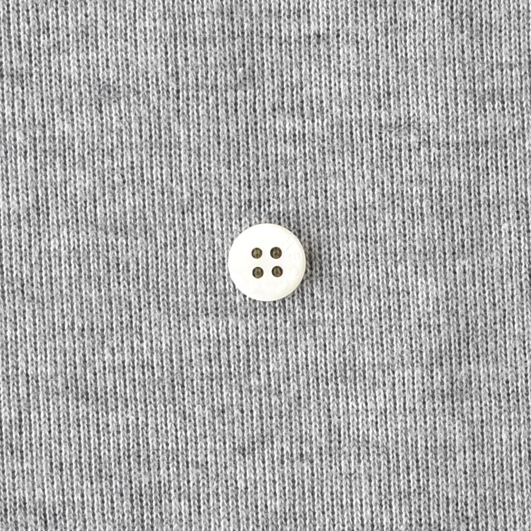 厚手のコットンフライスニット　杢グレー