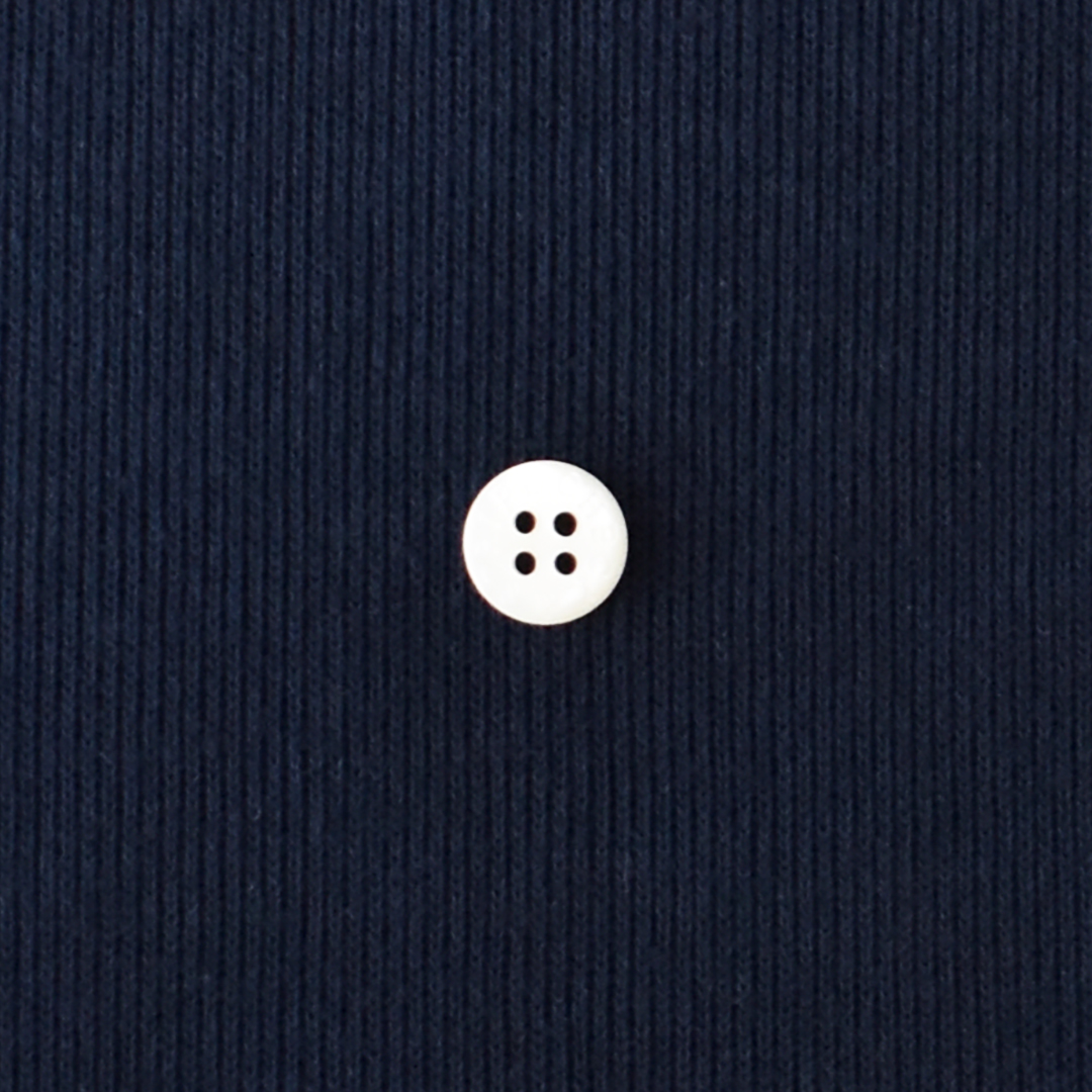 厚手のコットンフライスニット　ダークネイビー