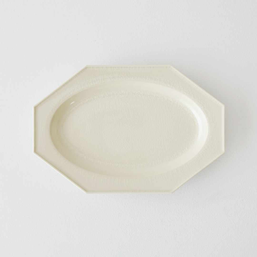 石川隆児 Oval Octogonal Plate(お一人様合計8点まで)　Kan-nyu
