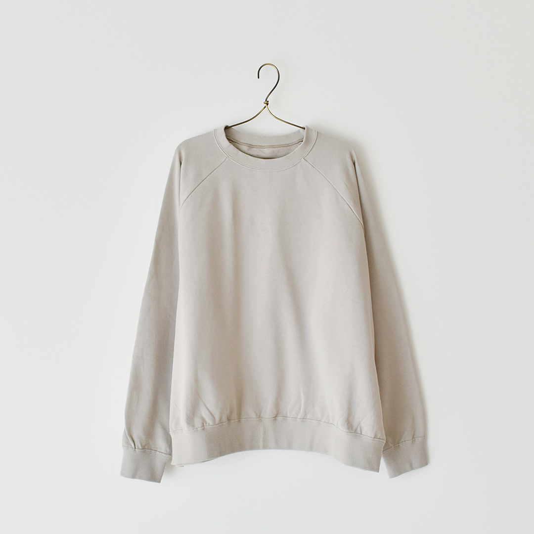 Véritécoeur×CHECK&STRIPE 裏毛スウェット ベージュ　１
