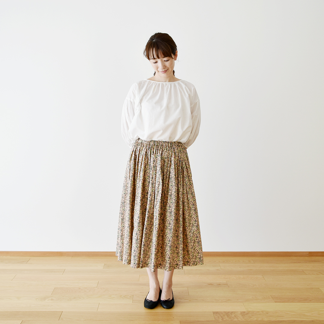 リバティメドウソングロングスカート かぐれcheck＆stripe 好き