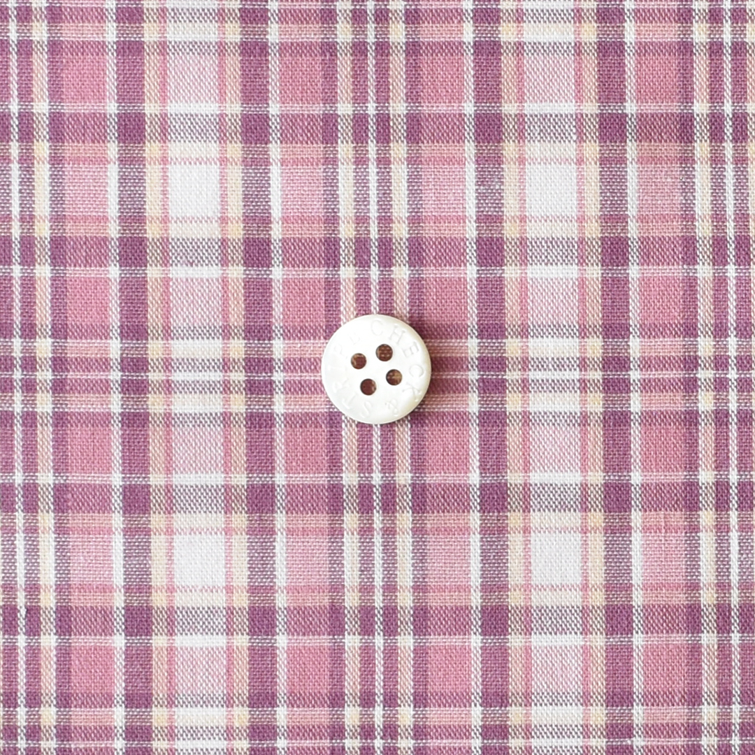 さらりとしたコットンチェック　D（ピンク系）