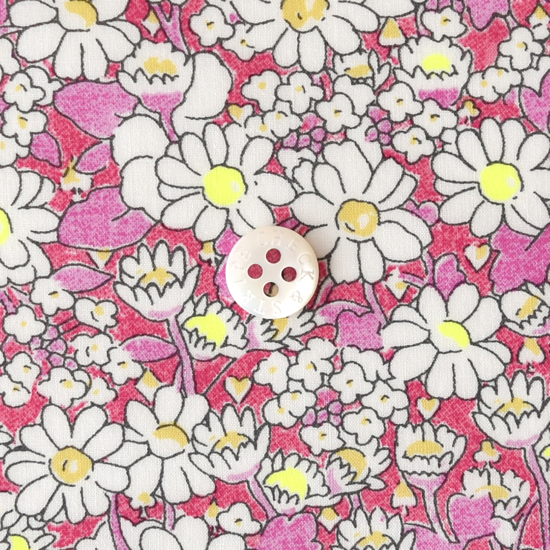 リバティプリント　Alice Neon J23B(ピンクにイエロー)