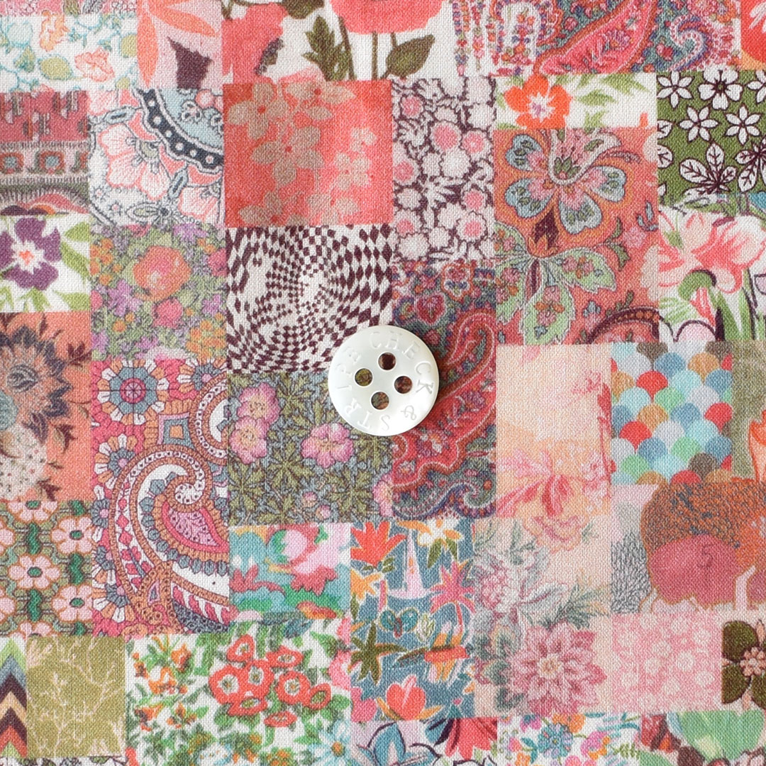 リバティプリント　Archive Patchwork 25AU(ピンク系)