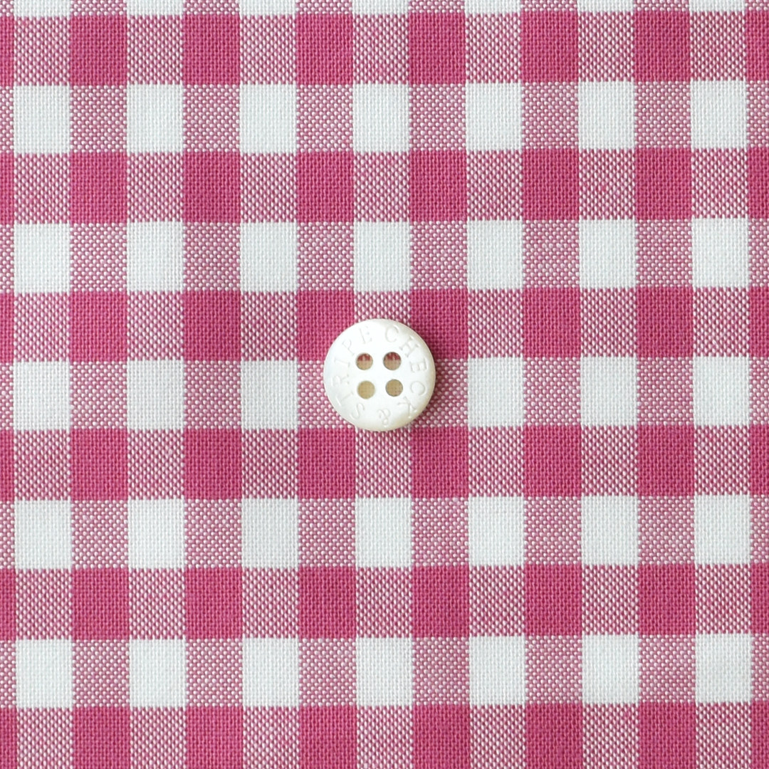 (特価)ほどよいハリ感のコットンギンガム　ピンク