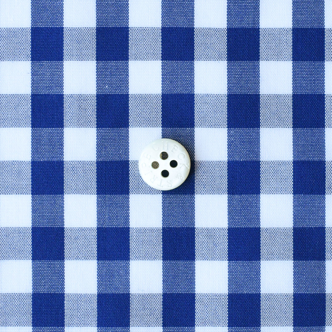 (数量限定トライアル特別20%オフ価格)C&Sオリジナル100そうギンガムチェック　ブルー