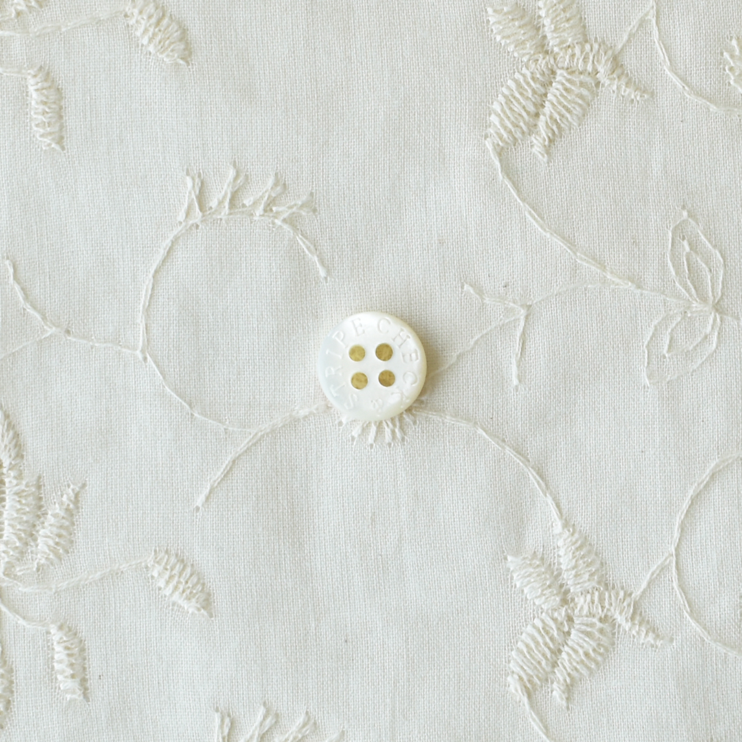 (特価)ちょっと幅広 インド刺繍 A　ベージュ